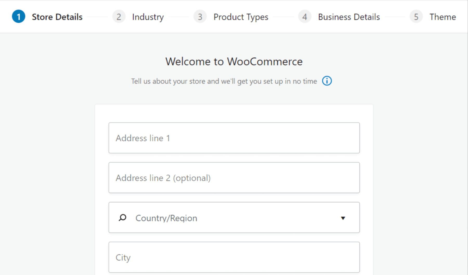 Configurar una tienda usando WooCommerce
