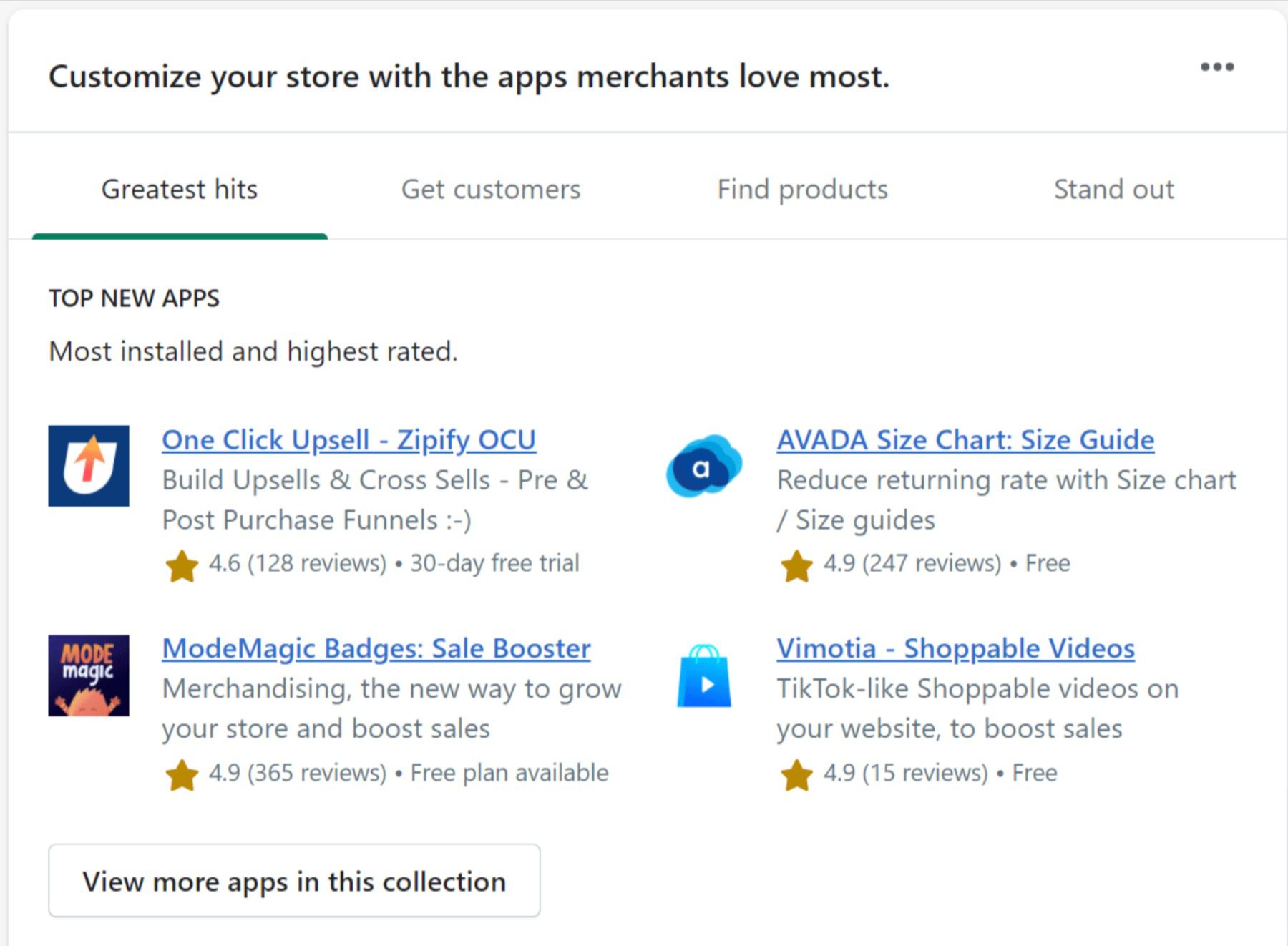 Agregar aplicaciones a Shopify