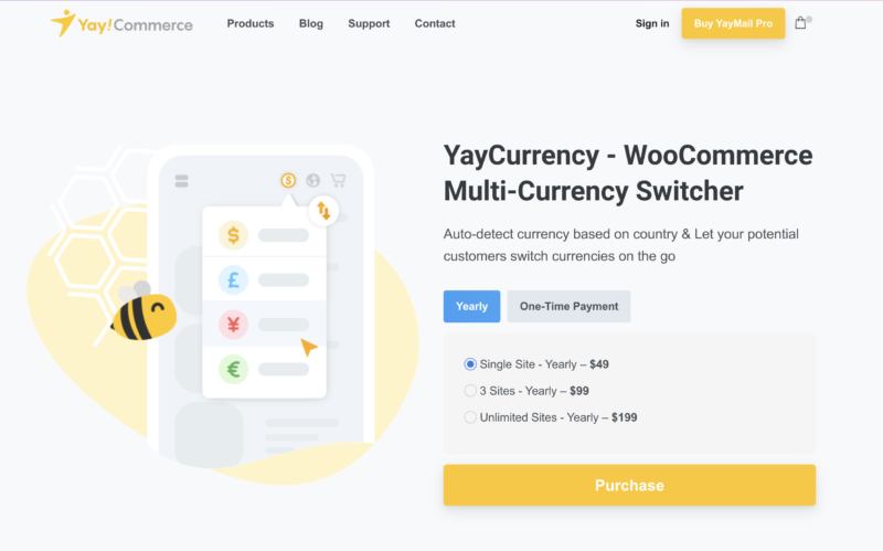 Complemento YayCurrency