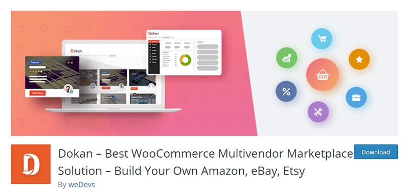 7 complementos profesionales de subasta de WordPress 6 Complemento Dokan
