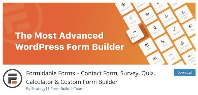 Complemento de pagos recurrentes de WordPress de Formidable Forms