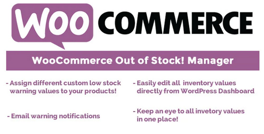 Administrador de stock agotado de WooCommerce