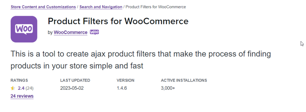 Filtros de productos para WooCommerce Filtros de productos para WooCommerce