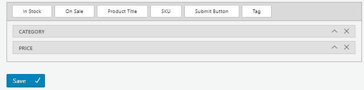categoria y precio categoria y precio