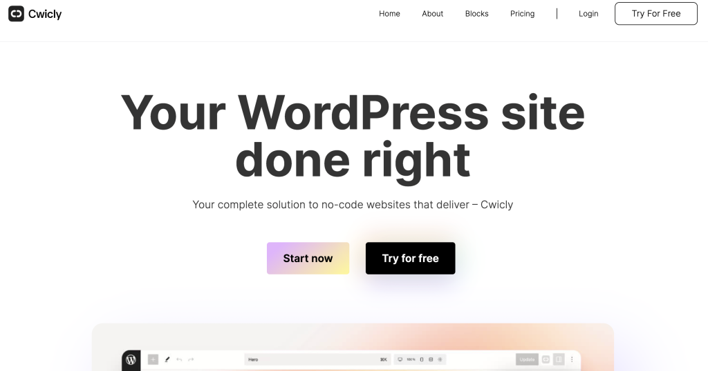 Los 5 mejores complementos de bloques para transformar su sitio de WordPress de una pesadilla tradicional a un paraíso pixelado en 2024 5 Página de inicio de Cwicly