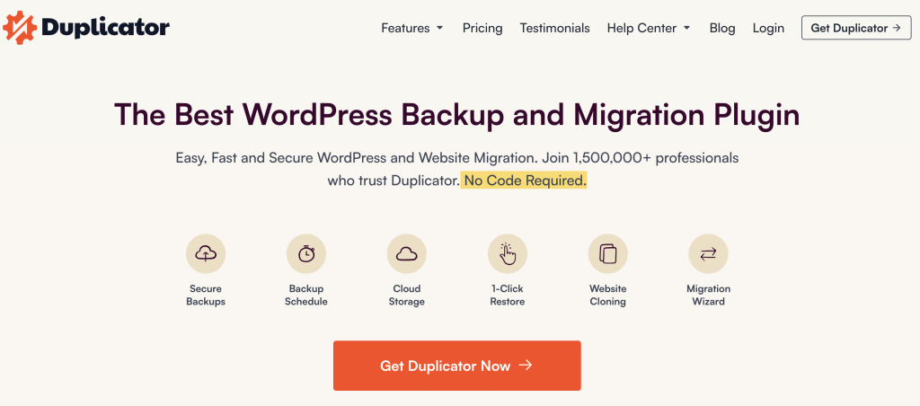 Los 5 mejores complementos de migración de respaldo de WordPress para mantener sus datos seguros y moverse con seguridad (algunos de ellos son mejores para evitar fallas migratorias de su sitio Woo) 5 Duplicator - Complemento de migración de copia de seguridad de WordPress