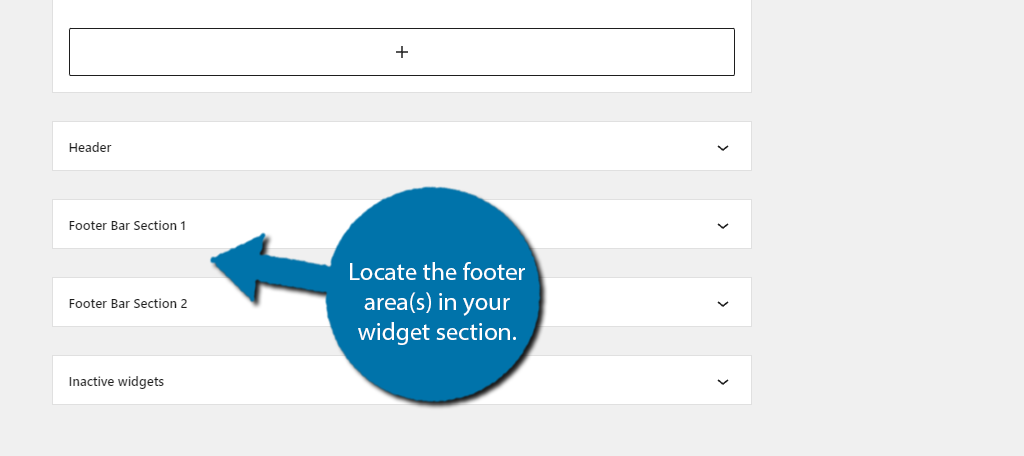 Cómo editar el pie de página en WordPress 2024-Footer-Widget-Area