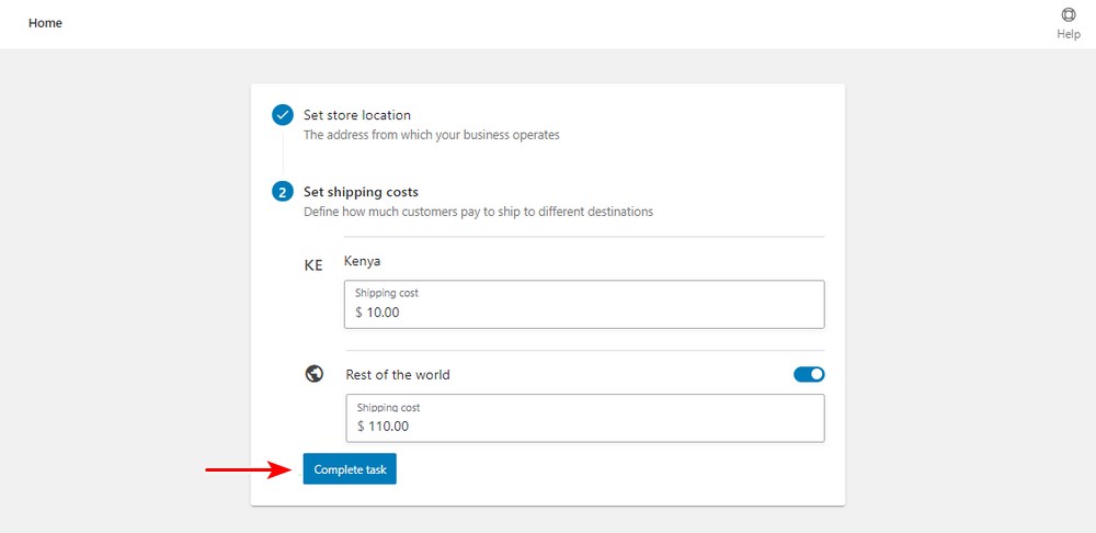 WooCommer-shipping-setting Configuración de envío de WooCommerce