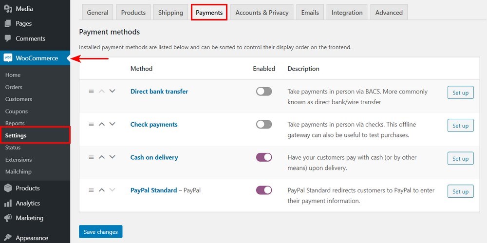WooCommerce-Payment Pago WooCommerce
