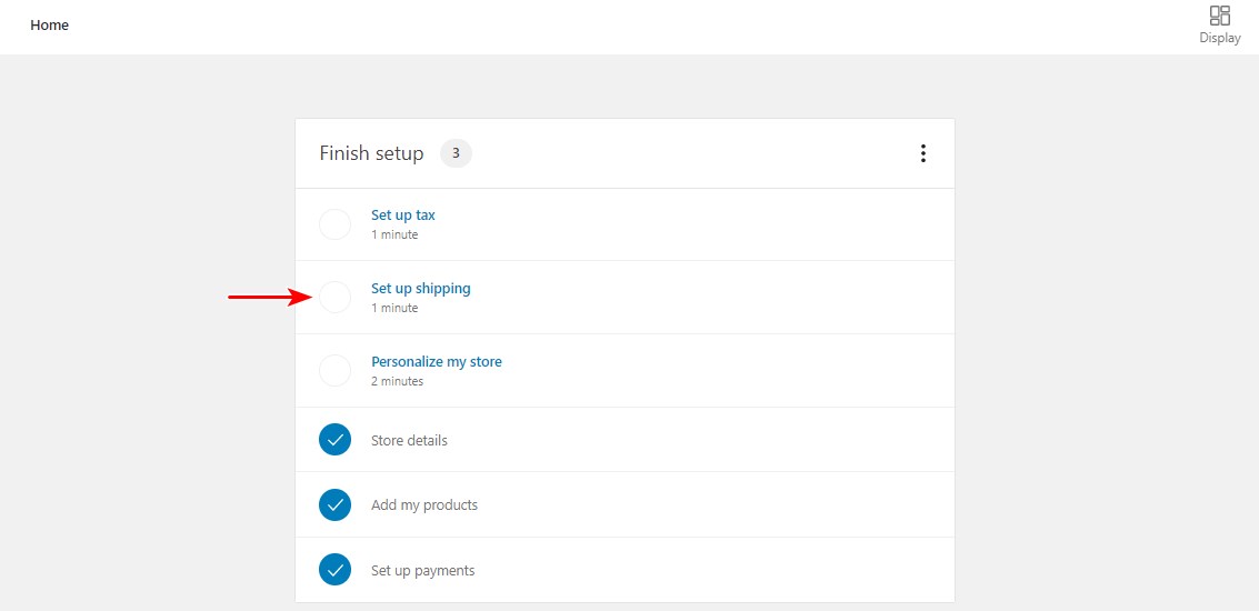 WooCommerce-finish-setup-set-up-shipping WooCommerce finalizar la configuración configurar el envío