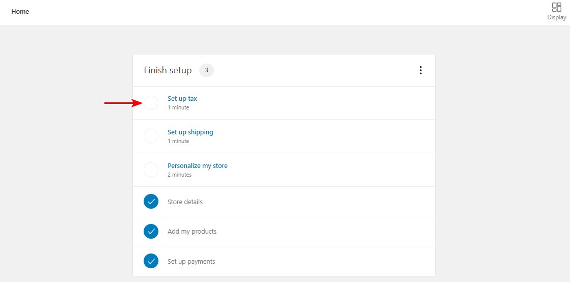 WooCommerce-set-up-tax Impuesto de configuración de WooCommerce