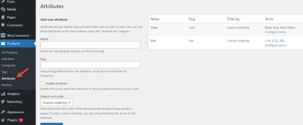 attributes-1024x422-1 todos los atributos: filtre los productos de woocommerce por atributo