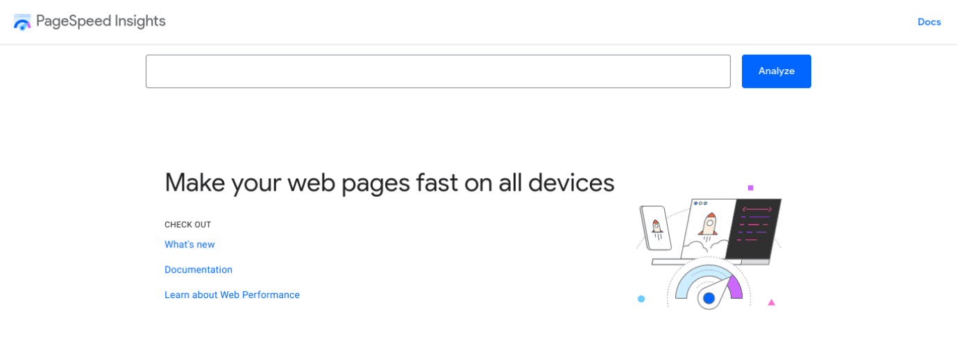 google-pagespeed-insights-1 El sitio web de Google PageSpeed Insights.